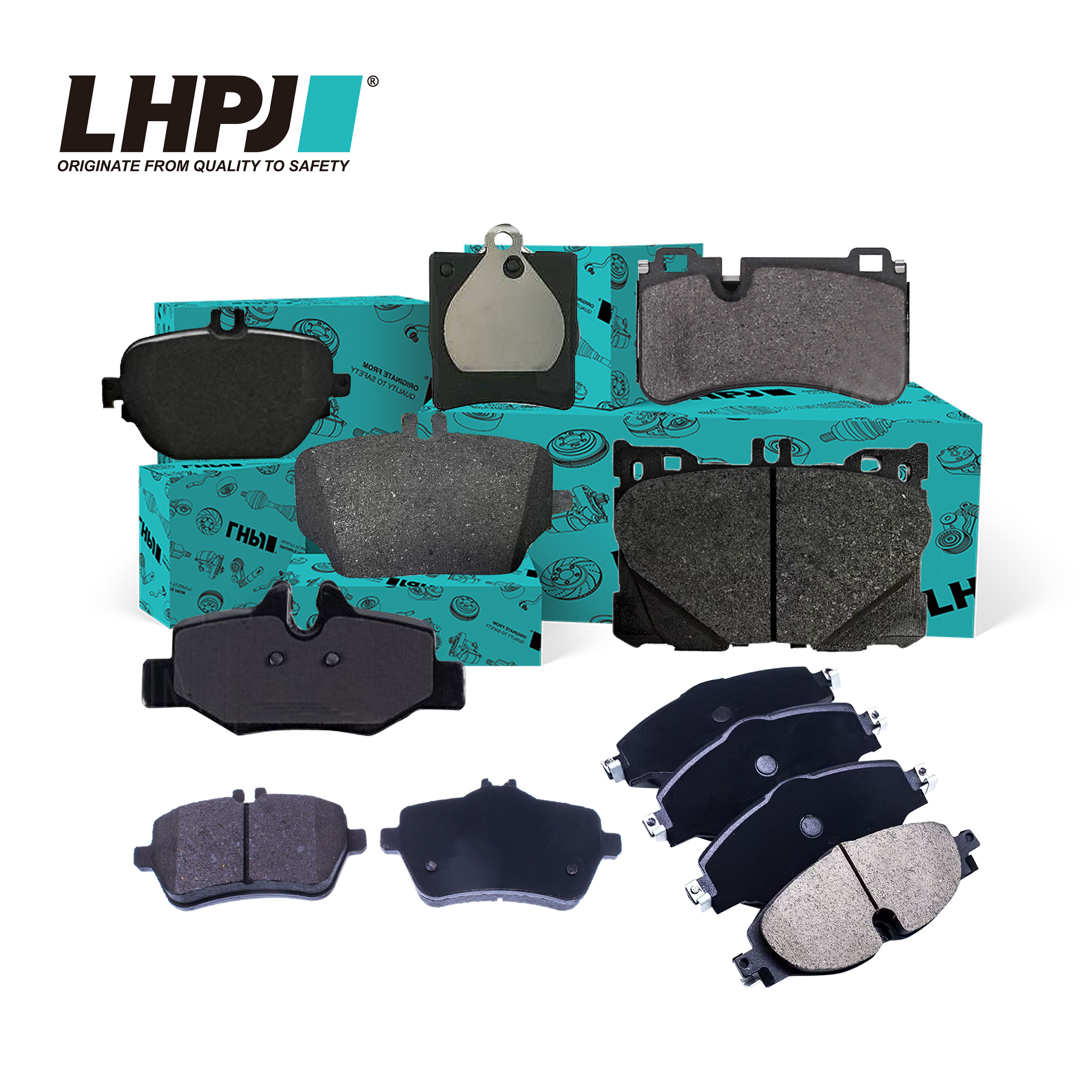 LHPJ 0044206920 A0044206920 Rear Brake Pad for Mercedes Benz W220 W215 High Quality Auto Parts Disc Brake Pads