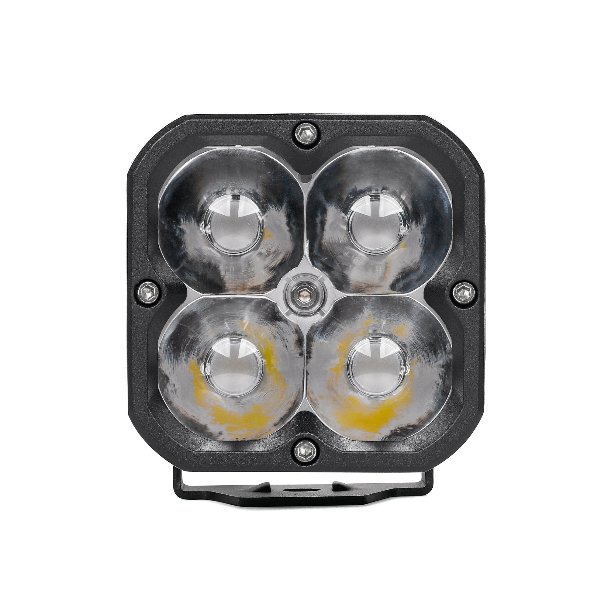 OGA 3012 Series 3 Inch Cube Pod Light 14W Square Offroad RGB Spot Light LED Work Light Kit for Cars