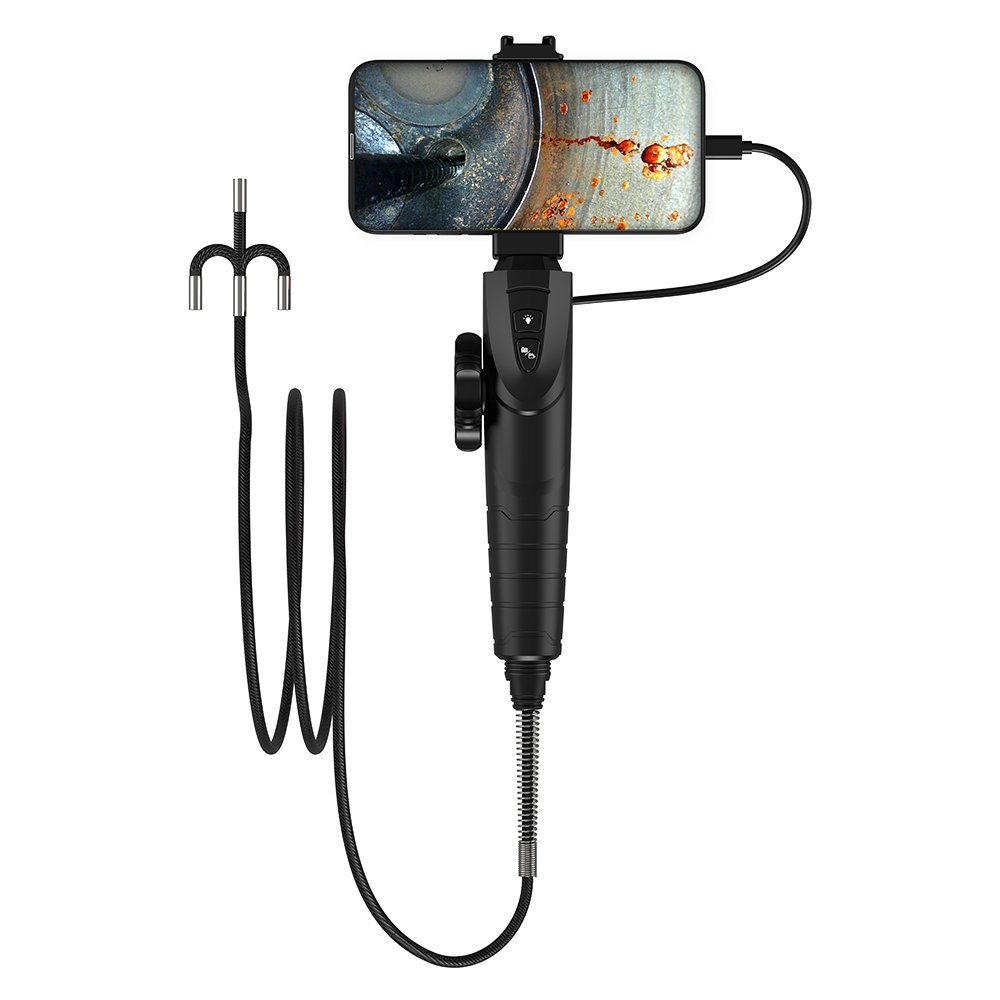 High Definition Engine Borescope Camera 6.0mm Garage Auto Tools 2 Million Pixels Inspection Camera for Android Ios System