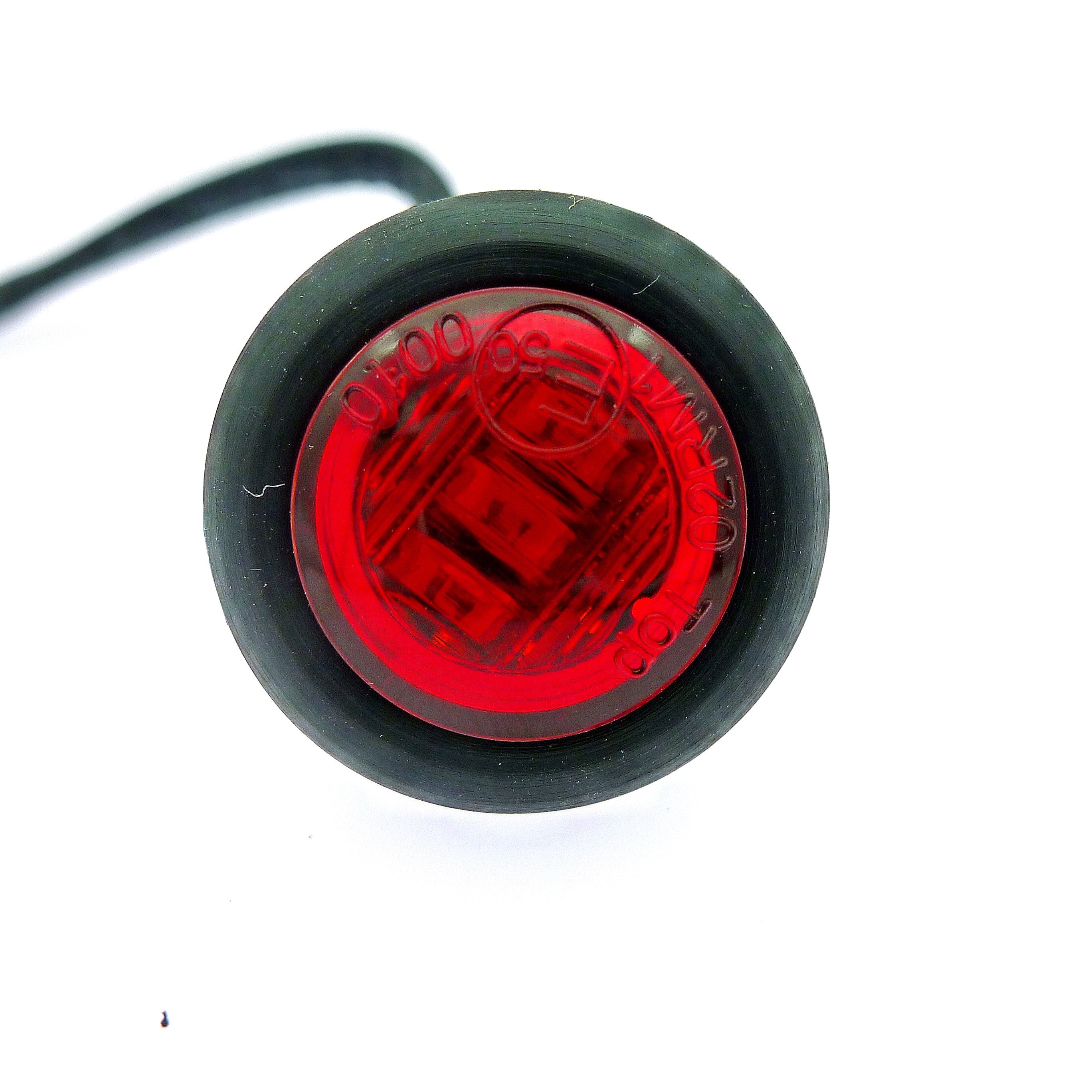 0.75" 12v Red Amber clear Classic Mini Best Led Marker Trailer Fender Light Led Clearance Light for Truck Other Car Accessories