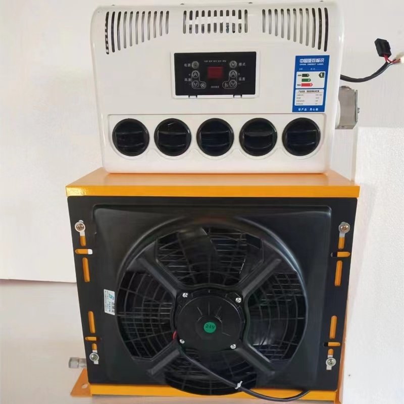 Cabin Sleeper AC Unit 24v Battery Powered Parking Air Conditioner 12v Dc air Conditioner