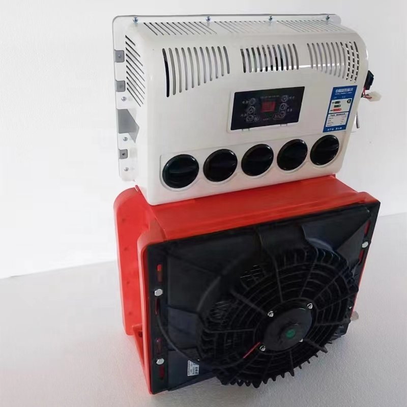 Cabin Sleeper AC Unit 24v Battery Powered Parking Air Conditioner 12v Dc air Conditioner