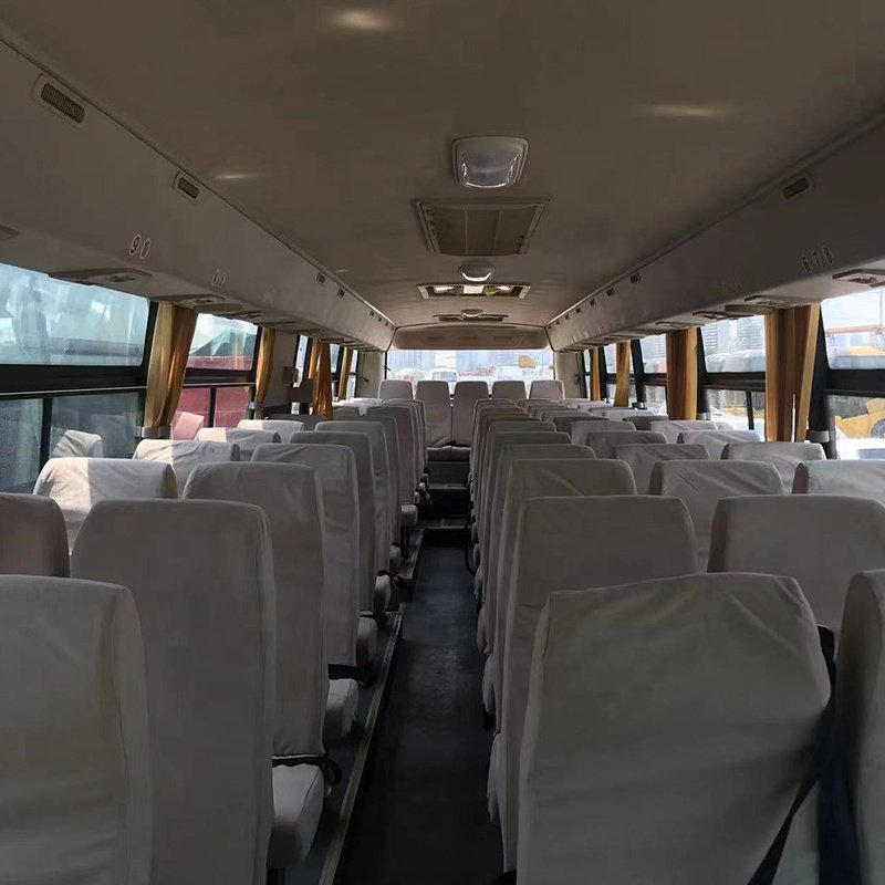 Higer Coach Buses 50-65 Seats Euro 2 Diesel Gasoline Manual Transmission RHD LHD Steering Weichai Engine Used Condition for Sale