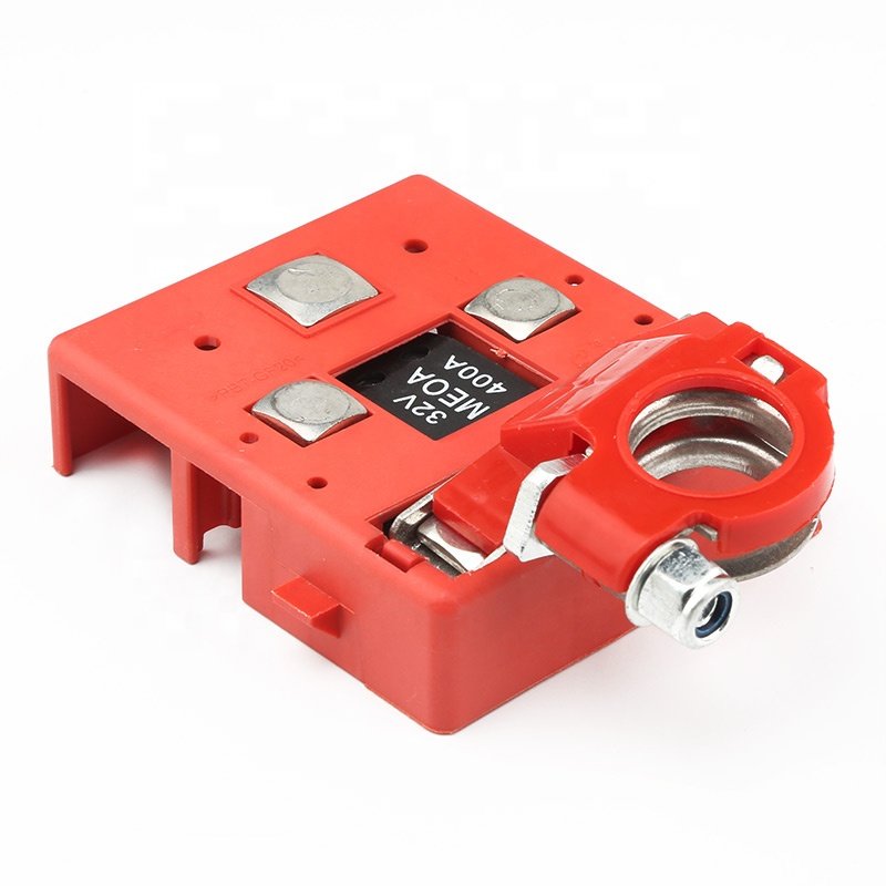 32V 400A Battery Terminals Connector Mega Power Distribution Clamp Bus Bar for Dual Battery System RV Car Vehicle Audio Video