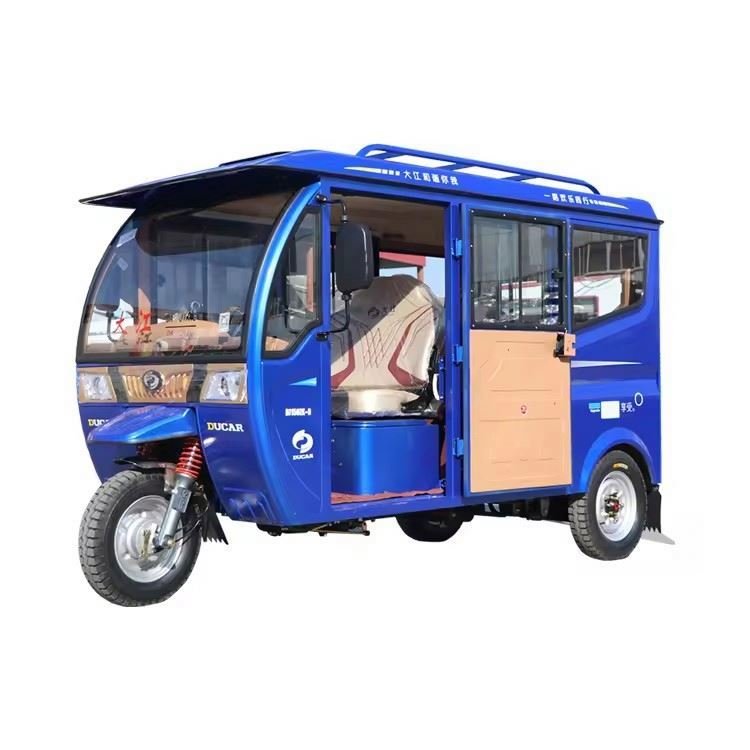 CHENLU 2024 Cheap Closed Passenger Electric Tricycle 1200W Passenger and Freight Dual Use Bus