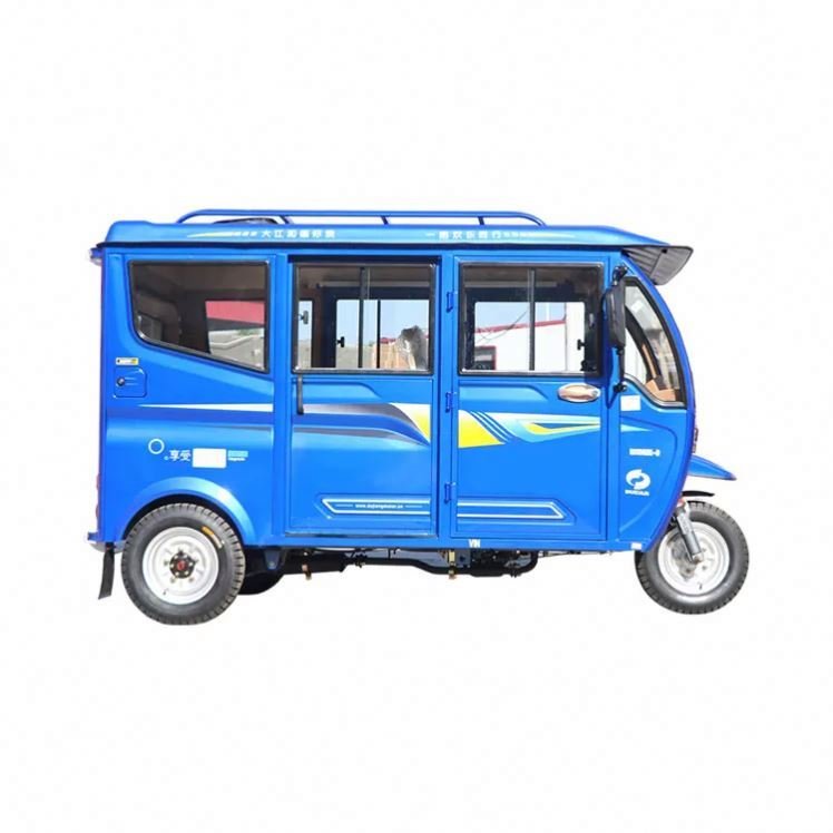 CHENLU 2024 Cheap Closed Passenger Electric Tricycle 1200W Passenger and Freight Dual Use Bus