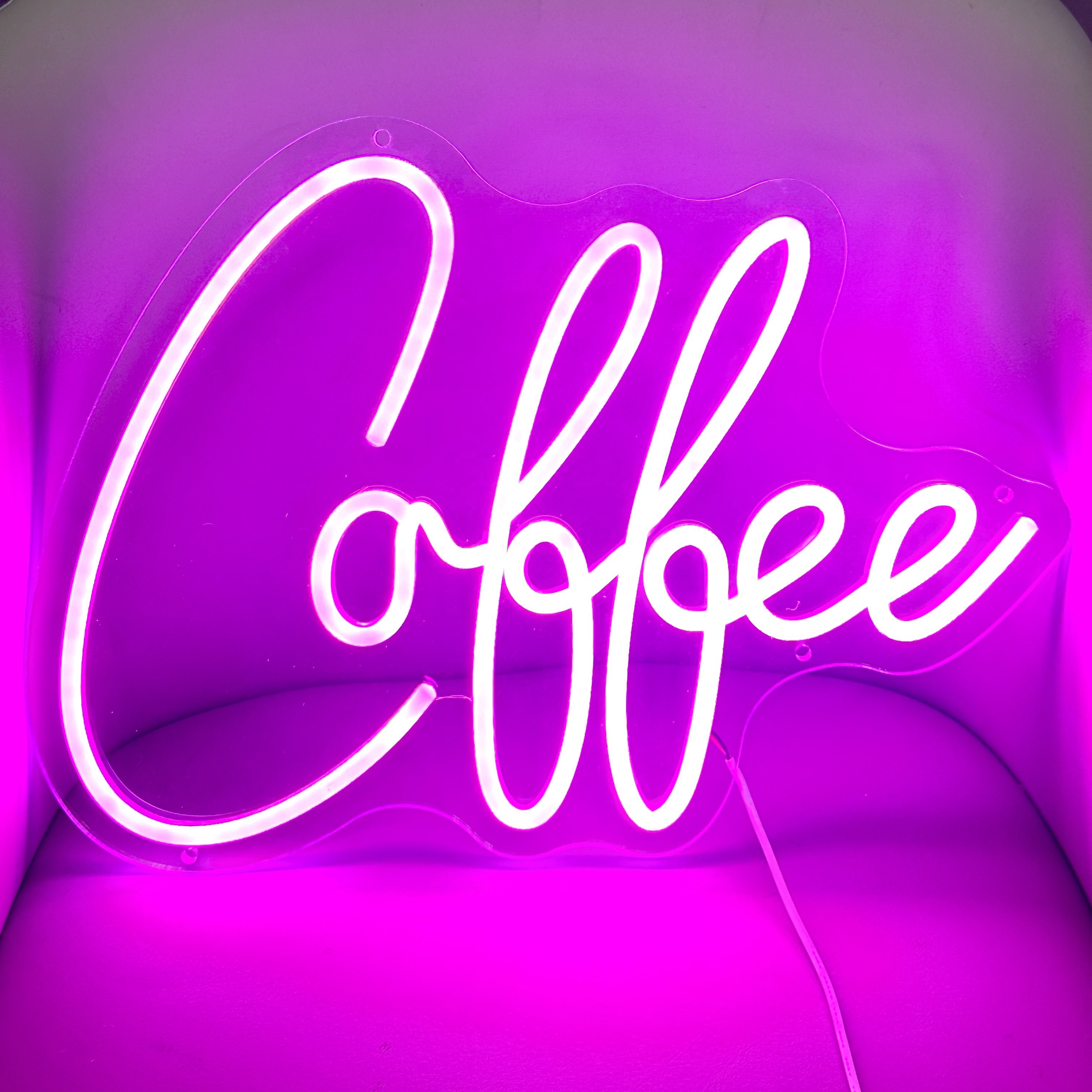 Coffee Bar Neon Sign Accessories Light up for Wall Decor, Modern Led Sign for Coffee Shop, Coffee Cate Shop Decorations