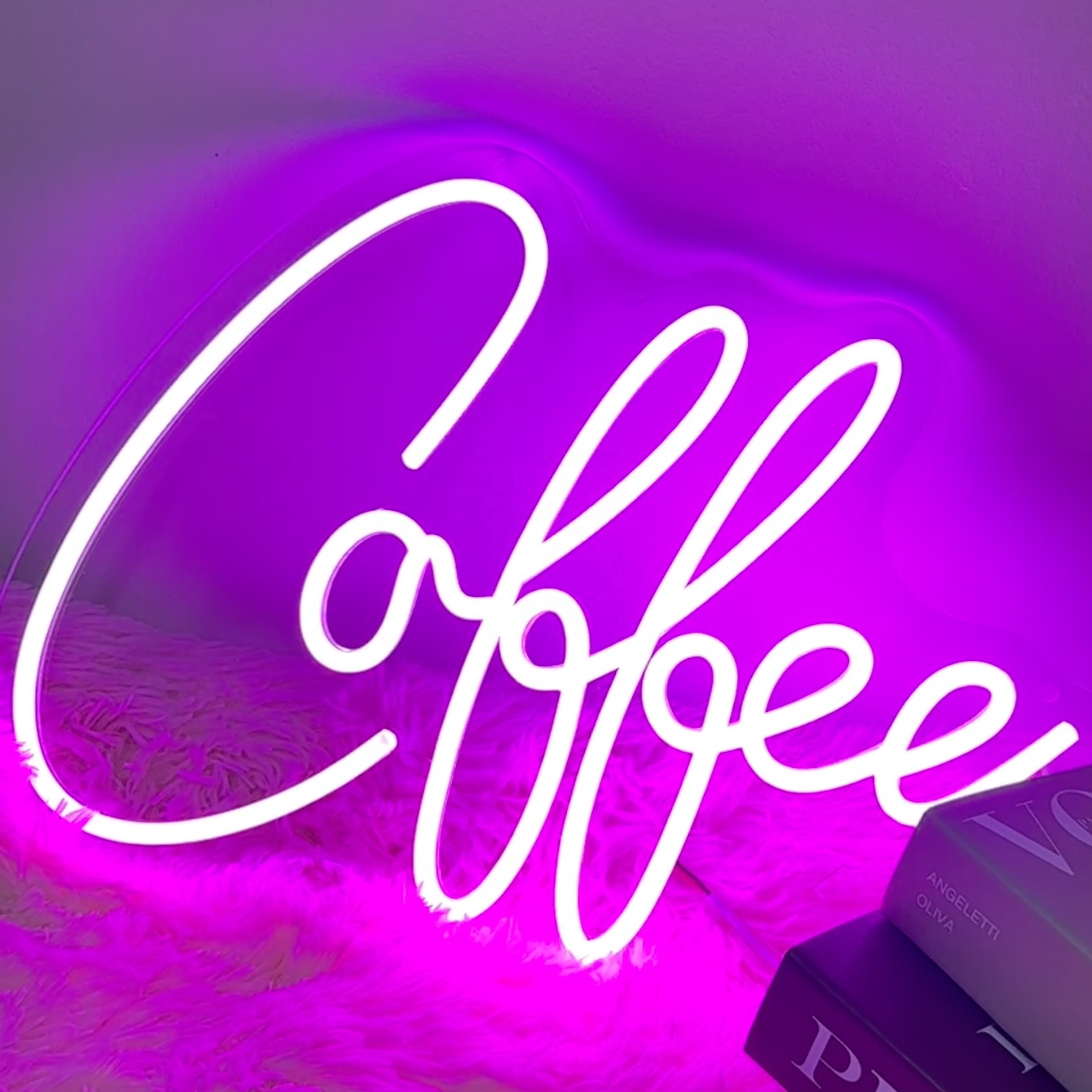 Coffee Bar Neon Sign Accessories Light up for Wall Decor, Modern Led Sign for Coffee Shop, Coffee Cate Shop Decorations