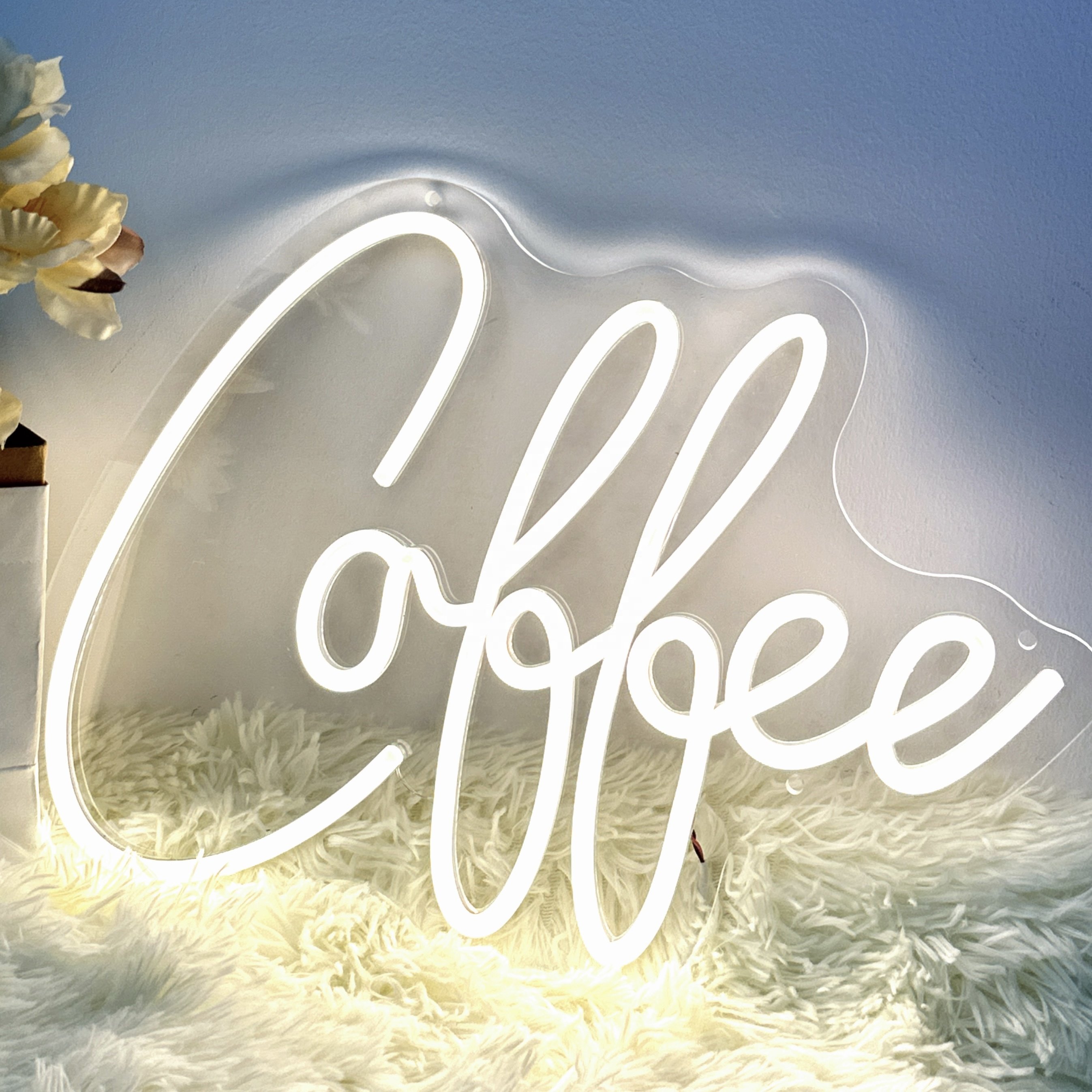 Coffee Bar Neon Sign Accessories Light up for Wall Decor, Modern Led Sign for Coffee Shop, Coffee Cate Shop Decorations