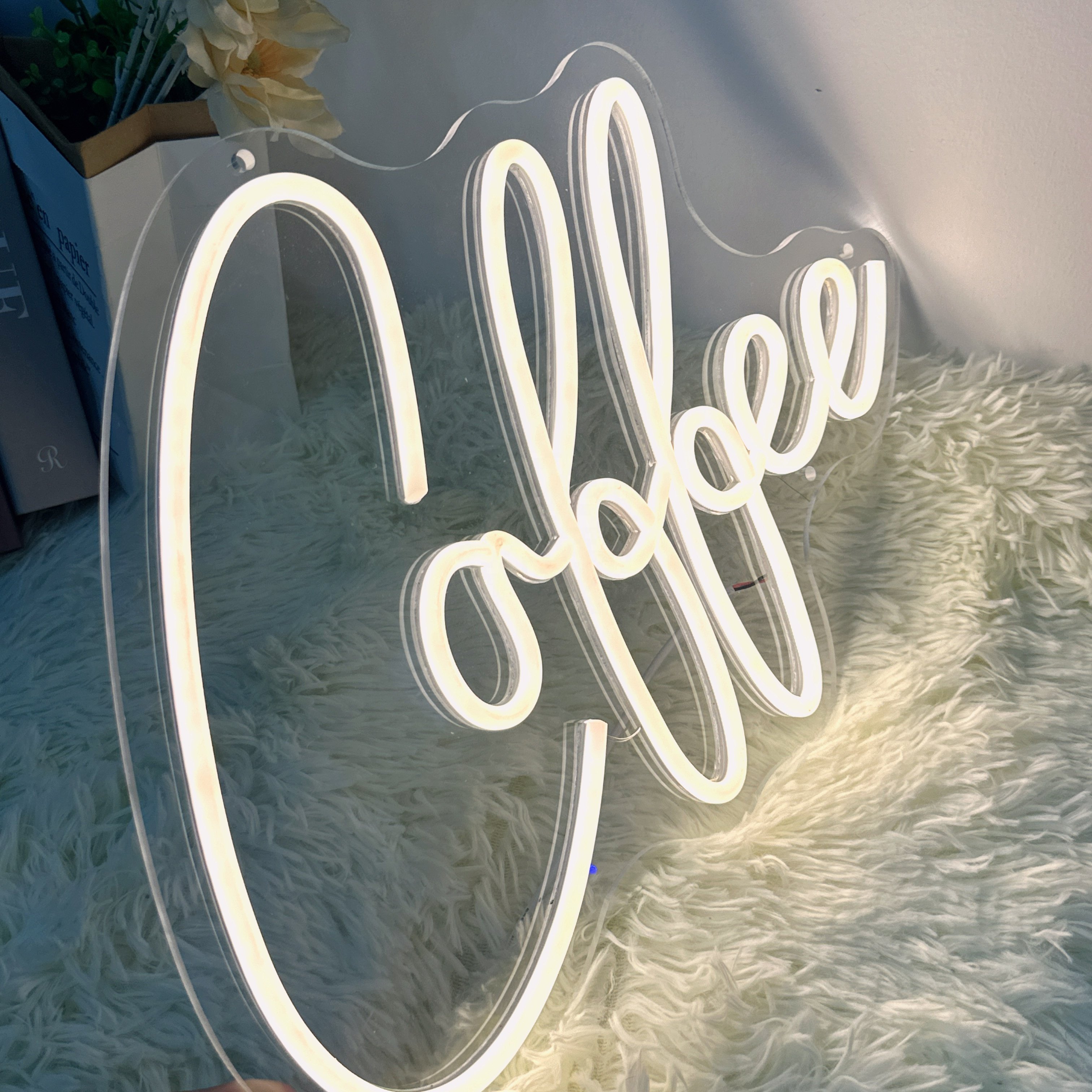 Coffee Bar Neon Sign Accessories Light up for Wall Decor, Modern Led Sign for Coffee Shop, Coffee Cate Shop Decorations