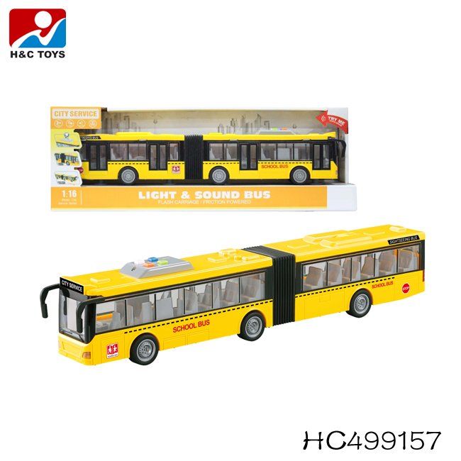 For Sale Lights Music 1:16 Simulation Double Bus Tram Electric Toy