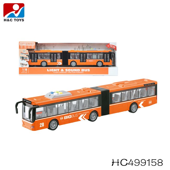 For Sale Lights Music 1:16 Simulation Double Bus Tram Electric Toy