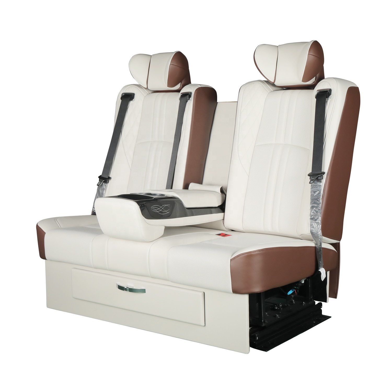 VIP Luxury Conversion Electric Car Back Bench for Limousine Van Minibus coach Bus Motorhome RV caravan