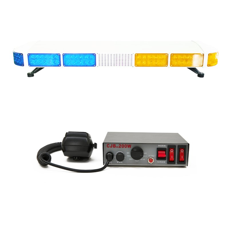 1200MM Siren Led Amber Warning Light bar Cop Light bar Led Lightbar with Speaker