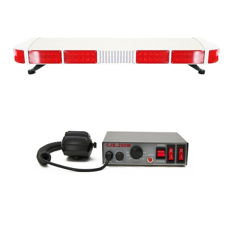 1200MM Siren Led Amber Warning Light bar Cop Light bar Led Lightbar with Speaker