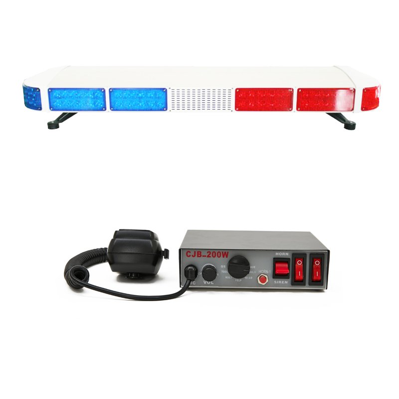 1200MM Siren Led Amber Warning Light bar Cop Light bar Led Lightbar with Speaker