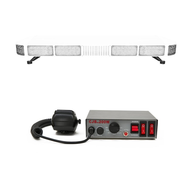 1200MM Siren Led Amber Warning Light bar Cop Light bar Led Lightbar with Speaker