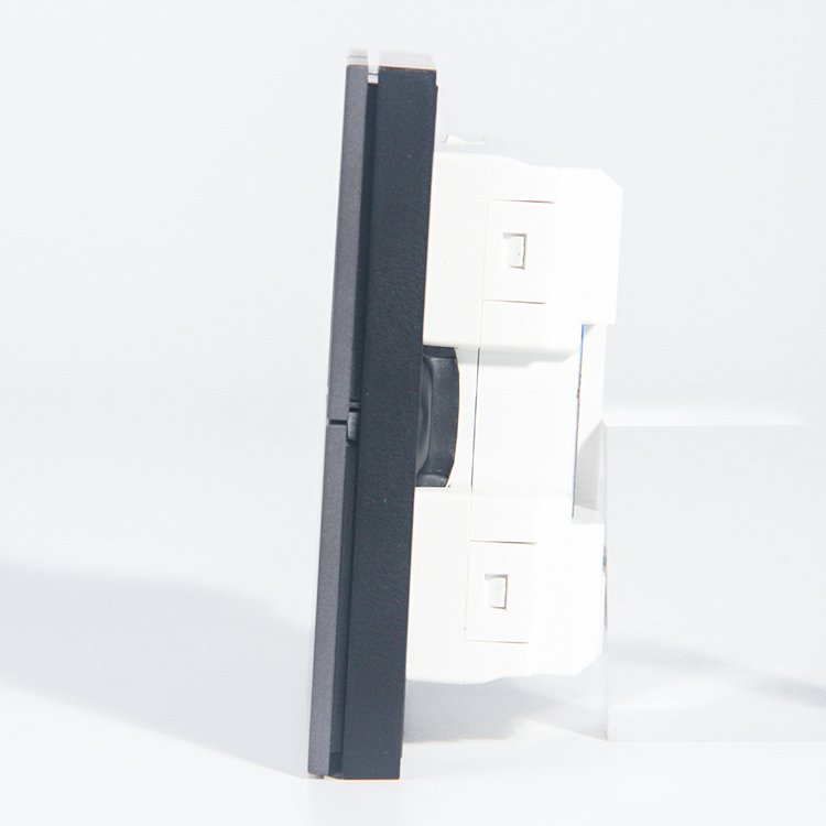 KNX Smart Automation System Smart Home Hotel Wall Switch Intelligent Grey Plastic 4 Push Button Panel