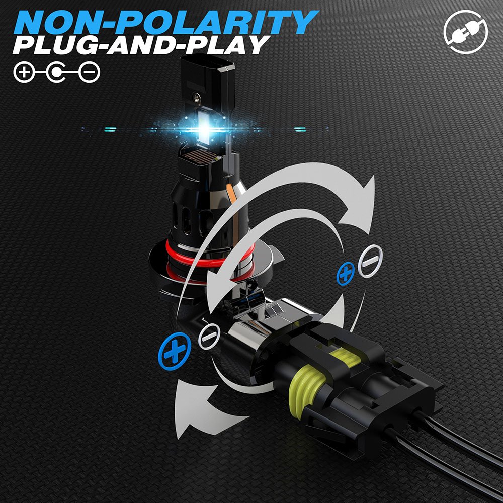OEM Accepted 12V 6000K 4300K H1 H11 9005 9006 9012 HIR2 Car Led Fog Driving Lights Bulbs Headlamp LED H4 H7 LED Headlights