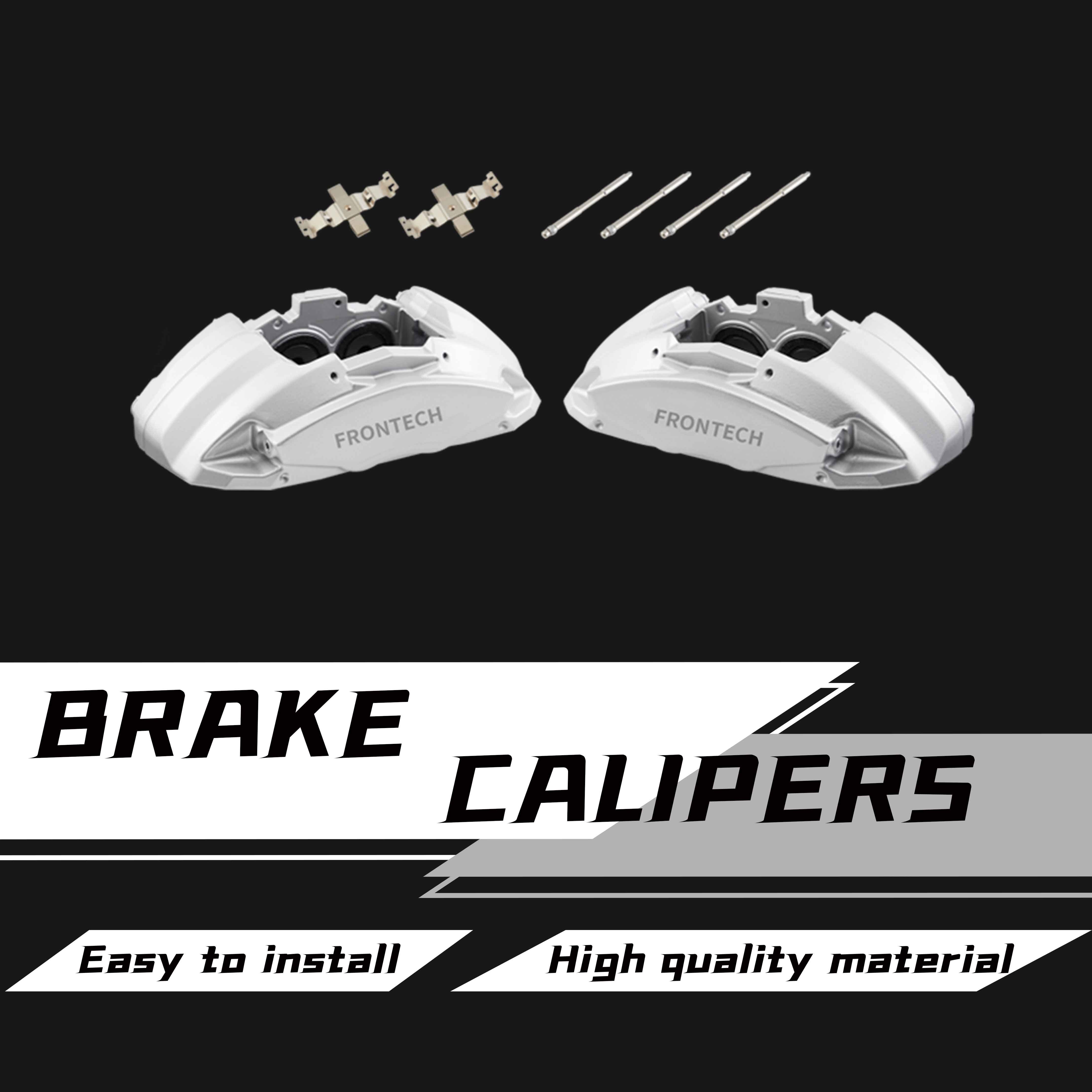 Frontech New Front Car Brake Caliper for Brembo Tesla AMG Subaru BMW Toyota Audi Honda Models Civic A5 Nissan Ford Mazda Kia