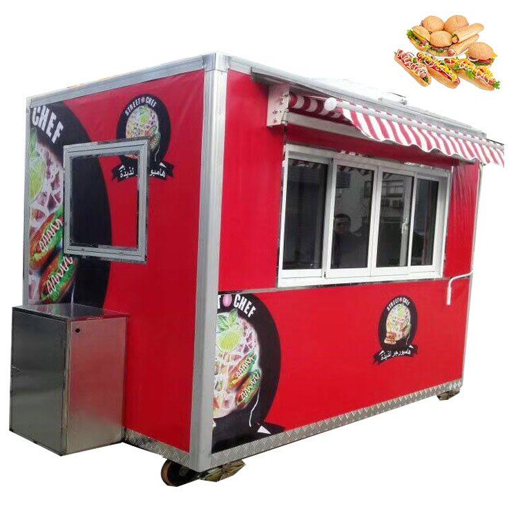Cheaper Catering Mobile Food Cart for Sale