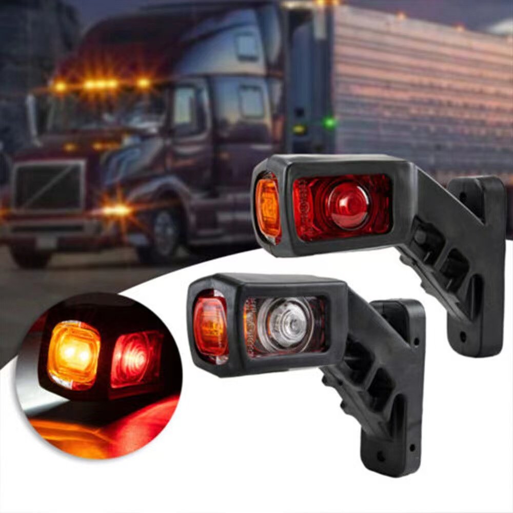 12/24V E-mark CE Approved Truck Trailer Lorry RECOVERY Stalk LED Outline Lamp Indicator Side Marker Lights