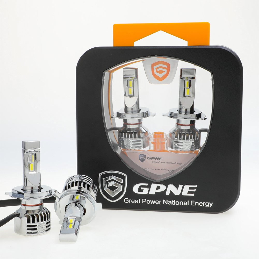 GPNE R4 Universal Car LED Headlights 55w 110W 6000k Bulb 9006 9005 Led Headlights H4 Led Bulbs Headlight for Car