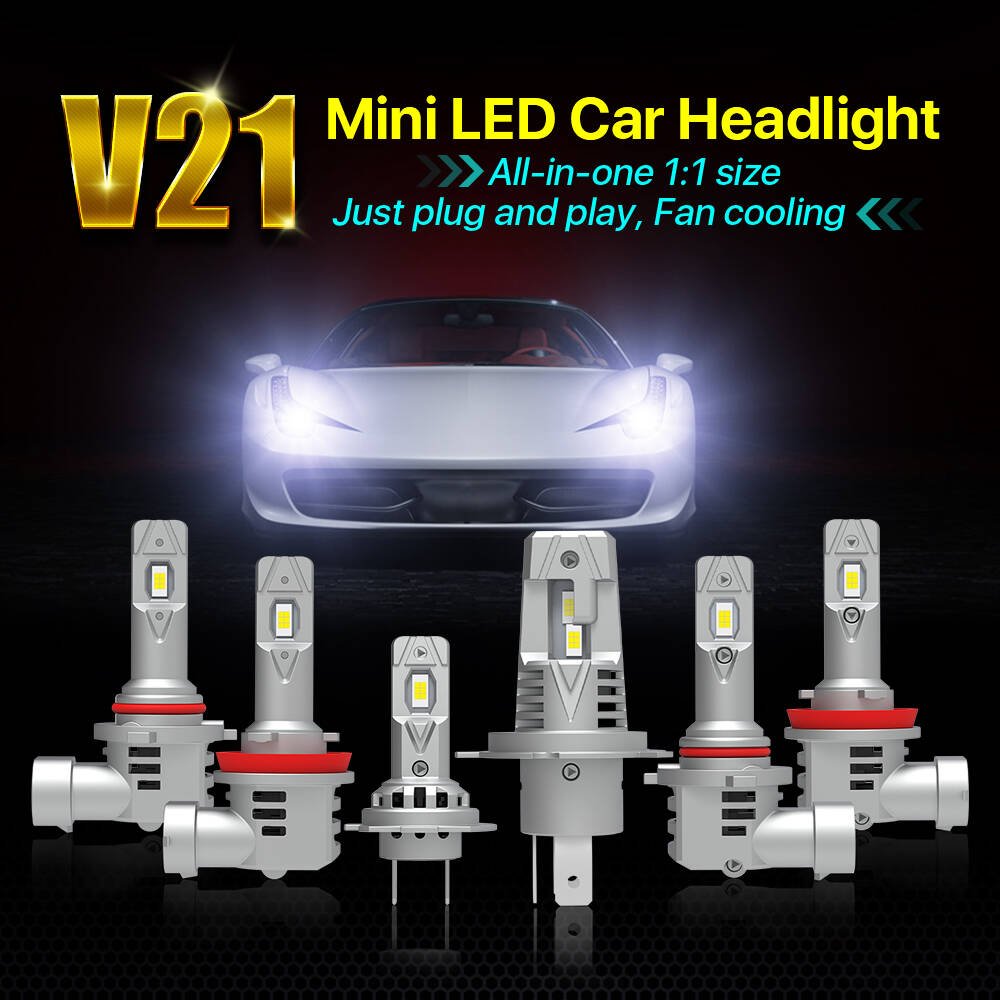 Factory Price Car Lighting for BMW 12V 80W 10000LM Headlight DRL Hid Head Lamp Far Light for Mercedes benz
