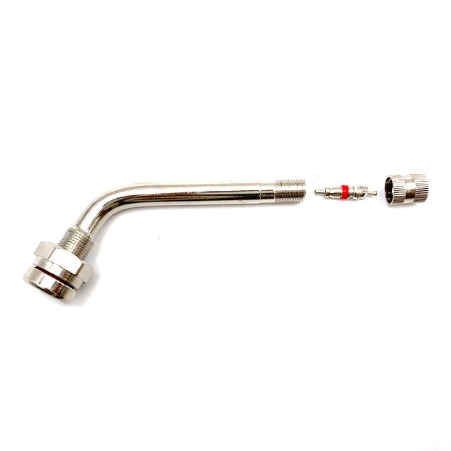Big Tire Metal Valve Stem 50pcs Tubeless Bus Clamp in Valves Cores Tr544d Tr545 Tyre Valve for Truck Tire Nipple