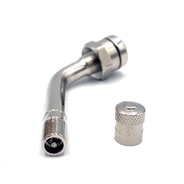 Big Tire Metal Valve Stem 50pcs Tubeless Bus Clamp in Valves Cores Tr544d Tr545 Tyre Valve for Truck Tire Nipple