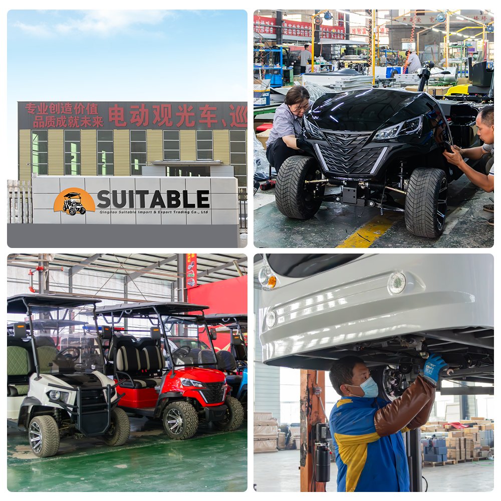 Hotel Garden dune Airport Sport Golf Carts 4 Seater Electric Four Wheeler Electric Carts Golf Buggy for Adults