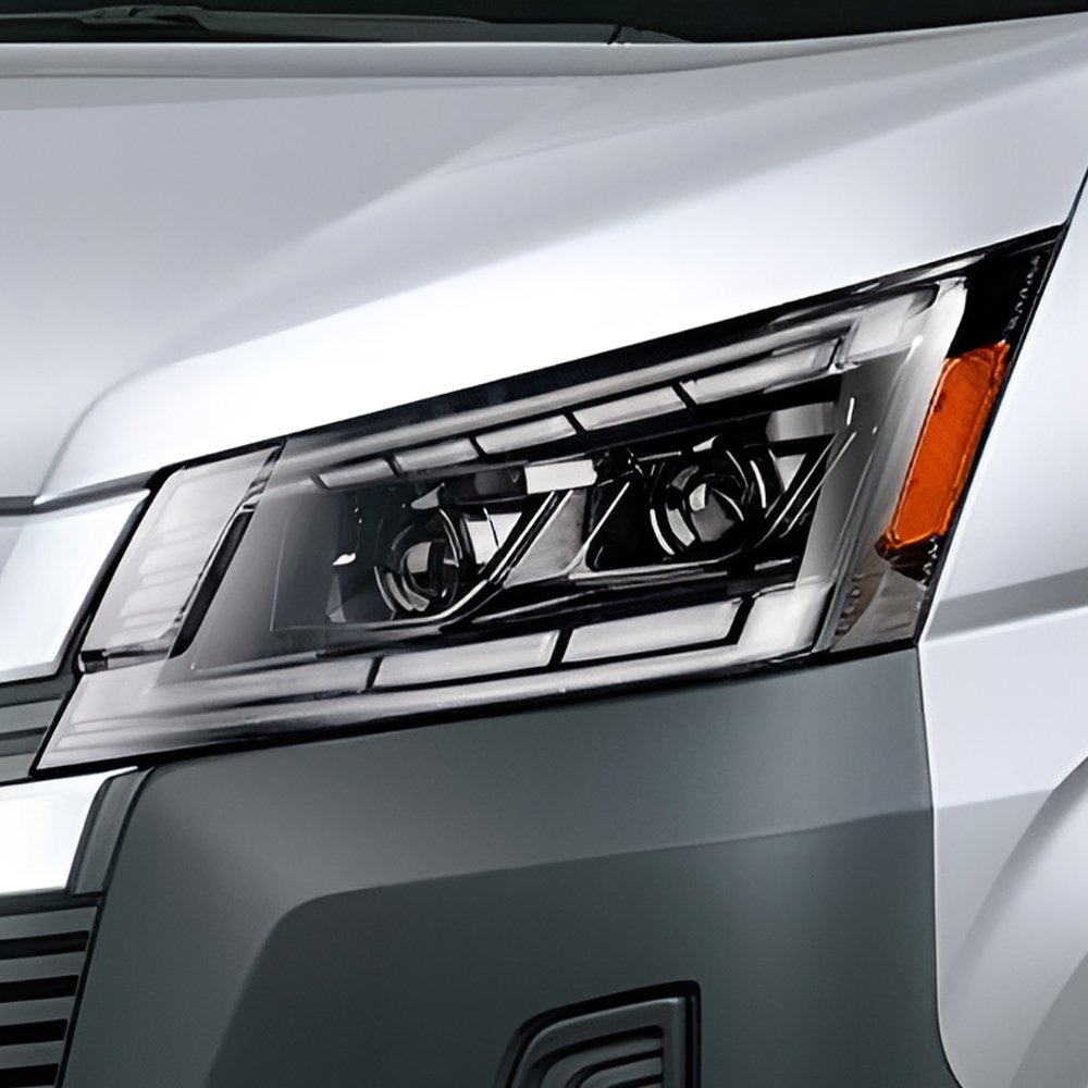 For Hiace 2019-2022 Car Front Lamps Assembly Upgrade LED Auto Headlight Dual Beam Lens Dynamic Turn Signal Light Accessories