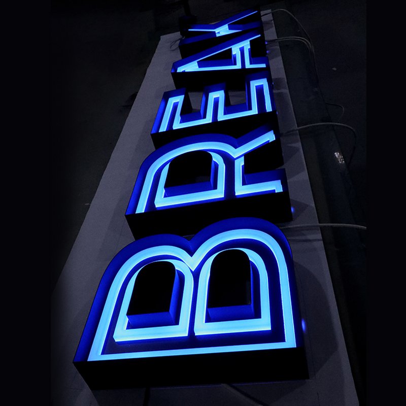 Customized Acrylic Neon Sign Letter With Metal Shell Wall Mounted Faux Acrylic Neon Sign Waterproof Acrylic Neon Sign