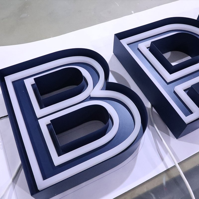 Customized Acrylic Neon Sign Letter With Metal Shell Wall Mounted Faux Acrylic Neon Sign Waterproof Acrylic Neon Sign