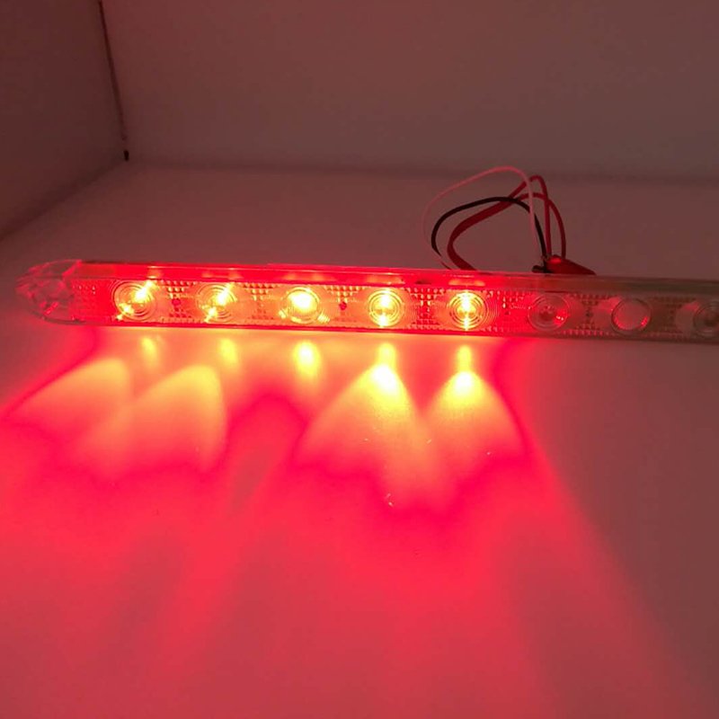 Waterproof IP67 DOT Truck Bus Hot Sale Lights Car Led Dual Color Red+amber 17 Inch 12V 24V Truck Led Strobe Light bar