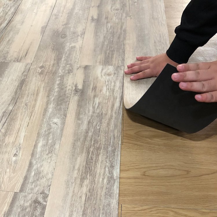 Graceline Vinyl Self Adhesive Waterproof Anti slip Pvc Roof Floor Tile Plastic Flooring Living Room Flooring