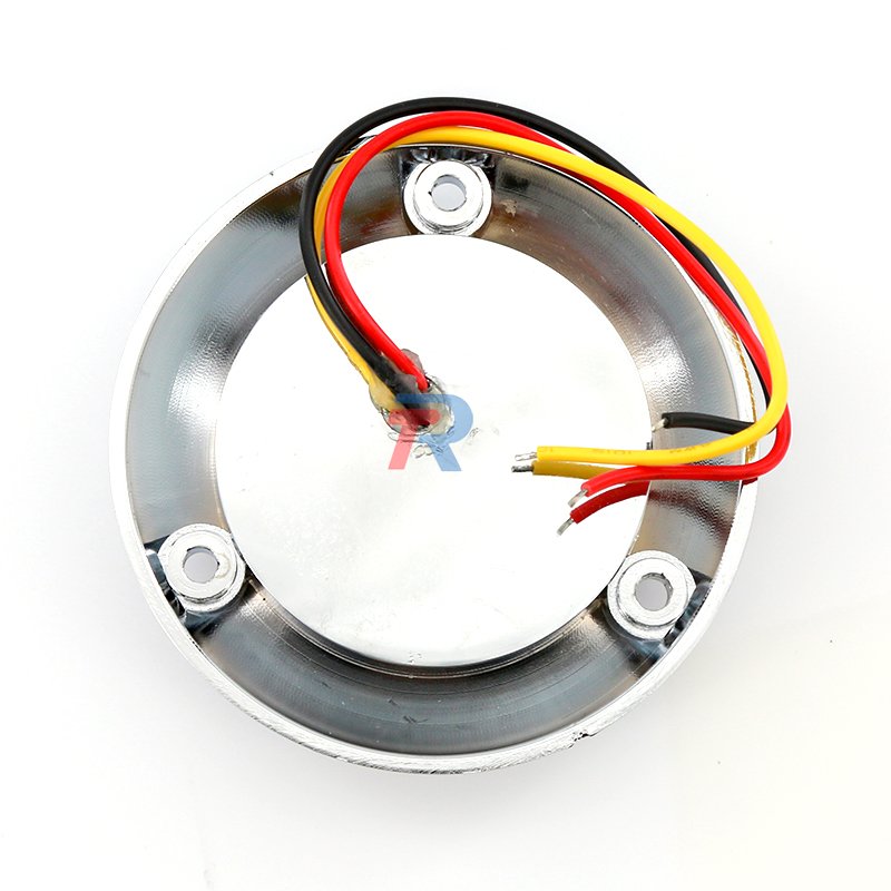 OEM ODM Round 9 LEDs Stop Tail Turn Light Rear Turn Brake Lamp for Truck Trailer Bus RV With Chrome Plating Housing 10-30V DC