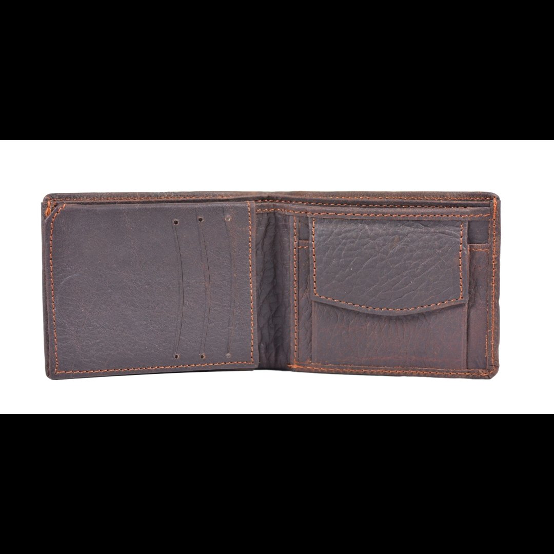 High Quality Genuine Leather Slim Wallet with Zipper Business & Credit Card Holder Men Women Photo/Document Storage Wholesale