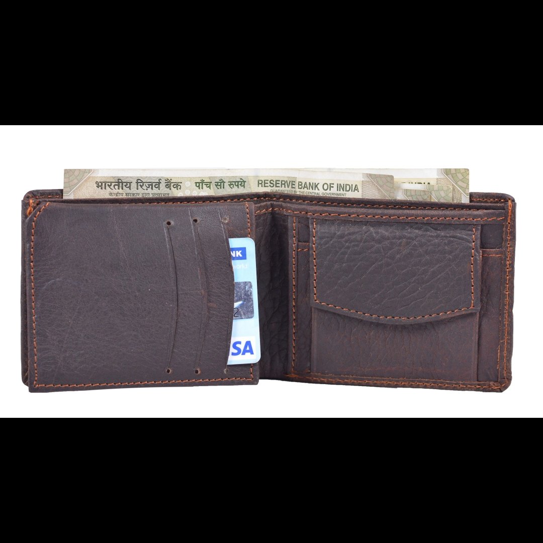 High Quality Genuine Leather Slim Wallet with Zipper Business & Credit Card Holder Men Women Photo/Document Storage Wholesale