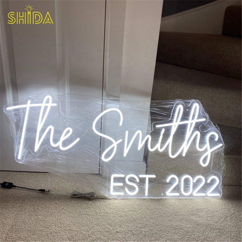 Custom Wedding Neon Sign Led Light Wall Art Decor Personalized Gifts Wedding Birthday Party Decor Personalized Name Sign