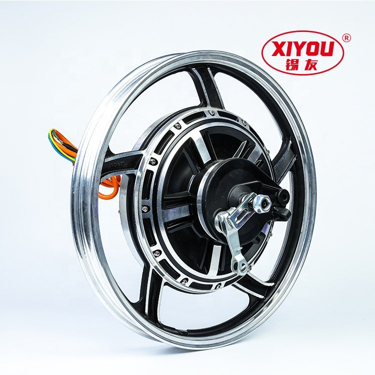 Efficient Power Transmission 17 Inch 72v 800w 24-hour Aluminum Alloy Lightweight Electric Bicycle Brushless DC Wheel Hub Motor