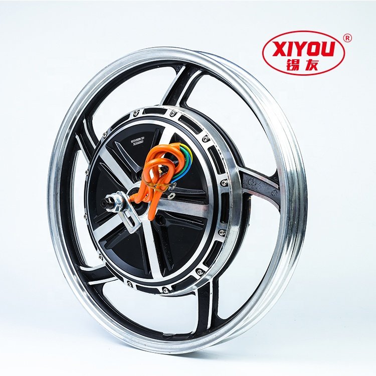Efficient Power Transmission 17 Inch 72v 800w 24-hour Aluminum Alloy Lightweight Electric Bicycle Brushless DC Wheel Hub Motor