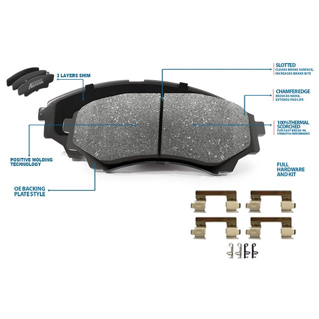 D1434-8552 Front Brake Pads for Toyota Hiace/Commuter/Quantum/Granvia/Grand Hiace