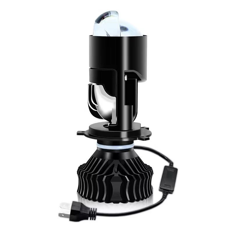 Led Headlight Mini Lens Projector H4 120w High Power Focos Led Para Y9s Faro Led H4 Canbus Led Light for Car Motorcycle Bulb