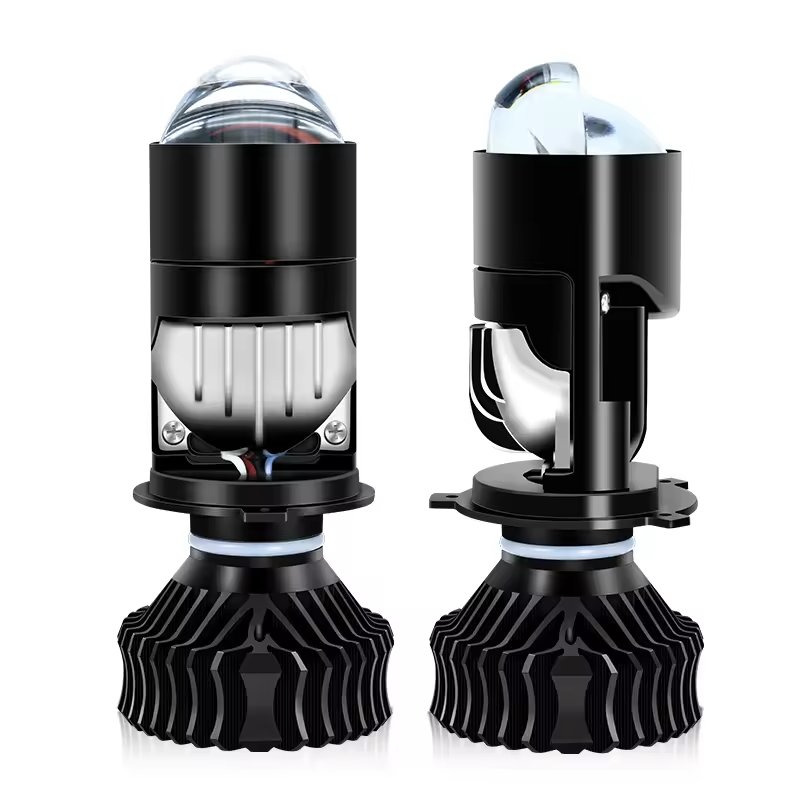 Led Headlight Mini Lens Projector H4 120w High Power Focos Led Para Y9s Faro Led H4 Canbus Led Light for Car Motorcycle Bulb