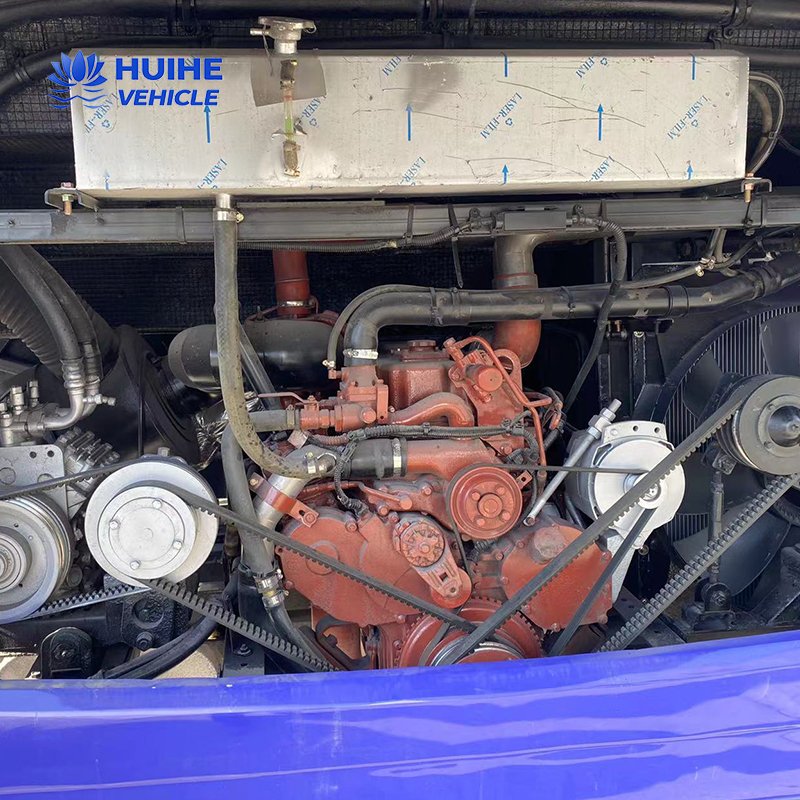 Luxury 60-Seater Coach Bus Weichai Engine Diesel Fuel Manual D'occasion Design for Africa Used Buses Competitive Prices