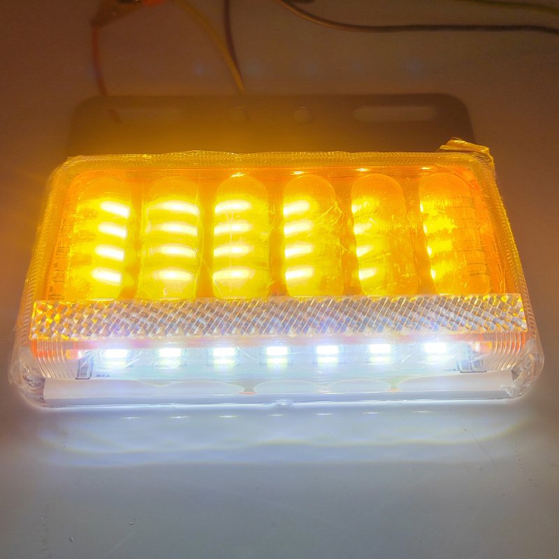 6D Reinforced Width Turn Signal, Ground Waist Light, Tire Edge Light Waterproof and Super Bright New OEM 24V COB 5W CE. Rohs
