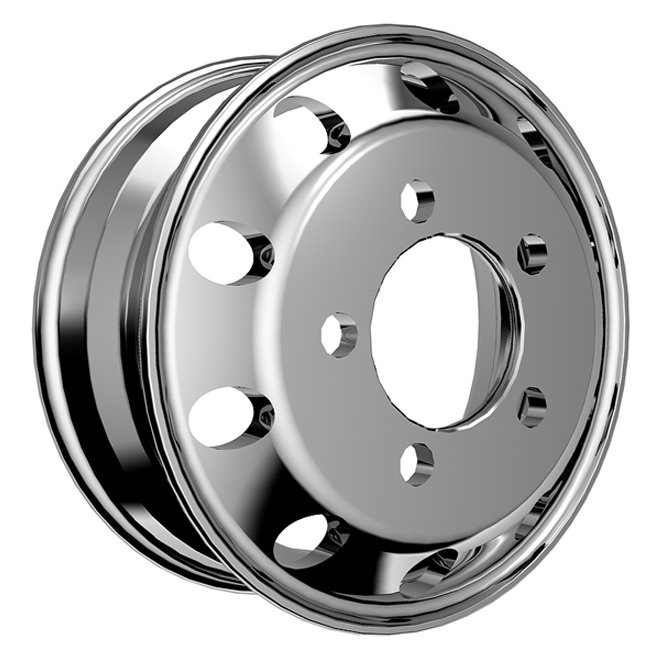 New 17.5x6.00 Aluminum Wheel for Trucks 17.5*6.0 Rines Tubeless Machine Finish Made of Aluminium