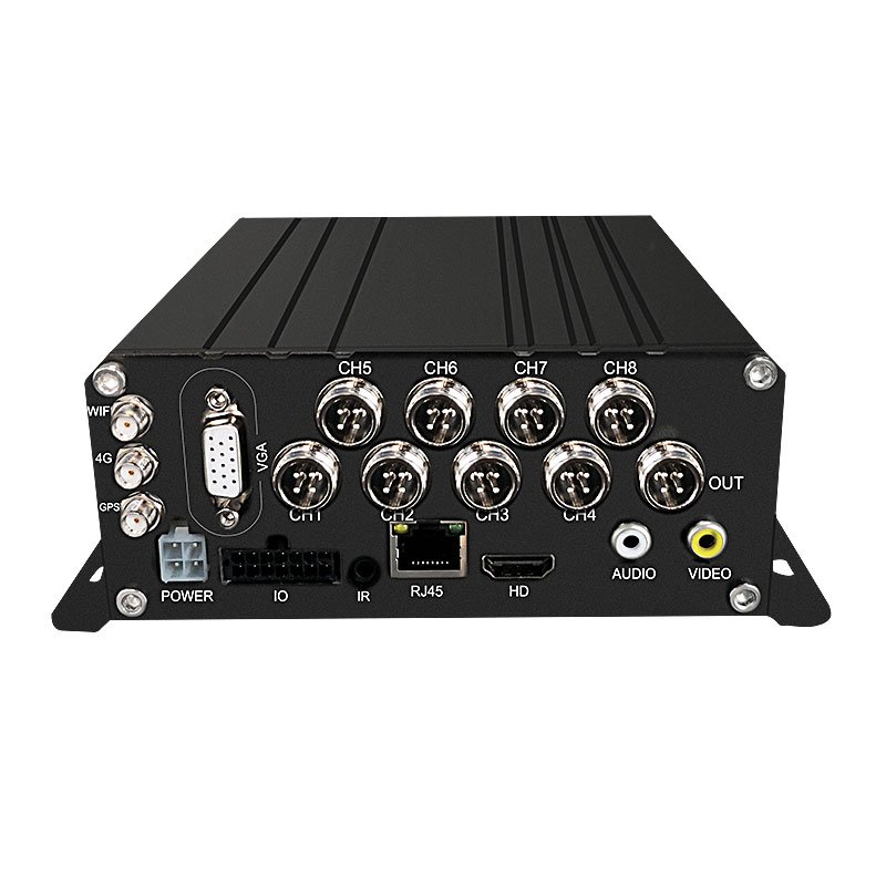 Vehicle Safety AHD1080p H.264 Mobile DVR 8ch MDVR ST9808 Digital Video Recorder Camera DVR with 4G and GPS for Truck Bus