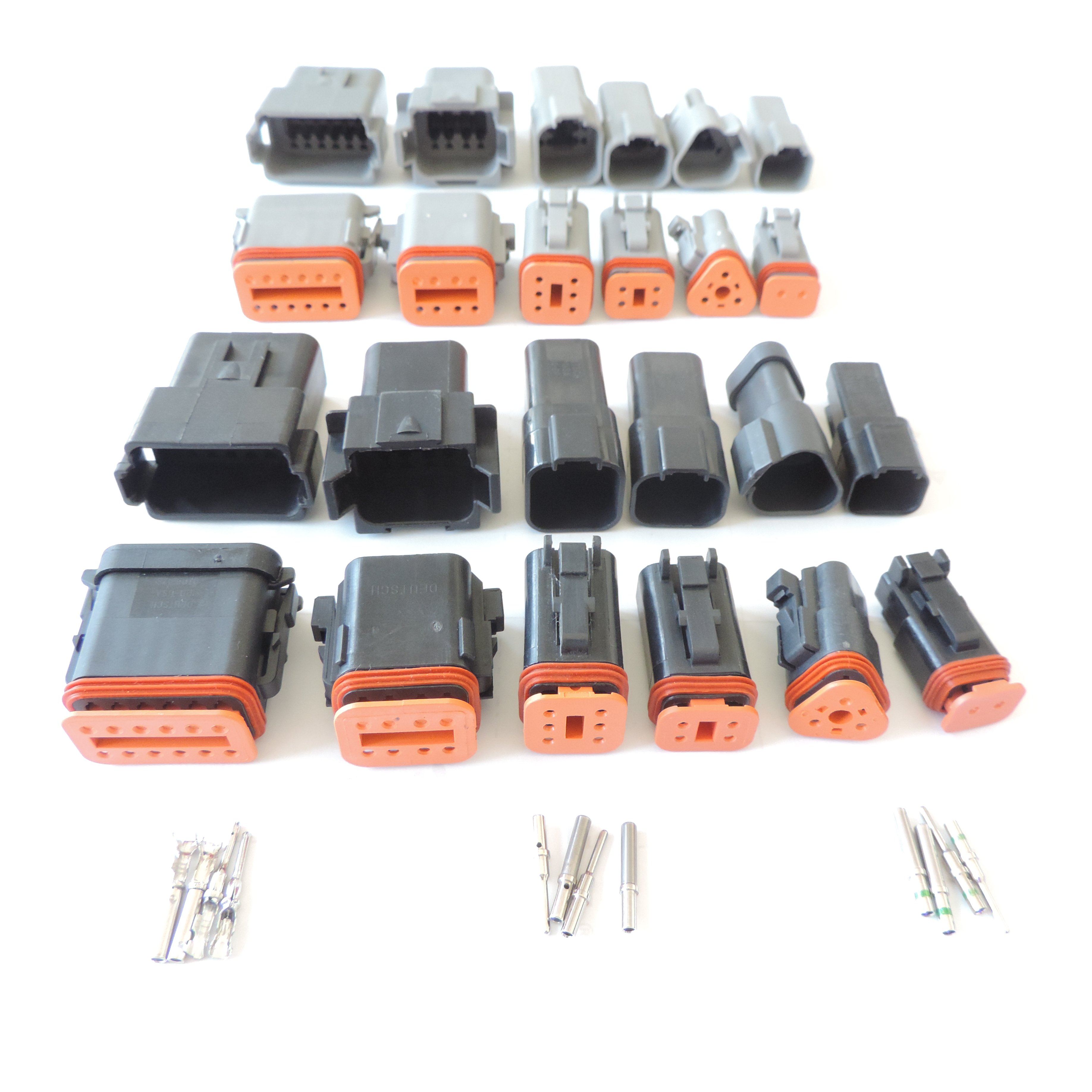 Deutsch DT Series Connector Waterproof Electrical Plug DT06/DT04 2/3/4/6/8/12 Pin Engine/Gearbox for Car Bus Motor Truck